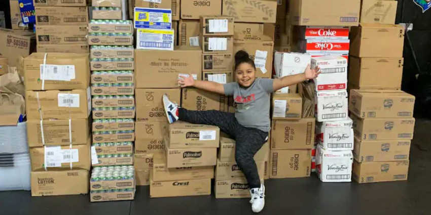 7-Year-old Boy Who Was Bullied Opens a Huge Food Pantry