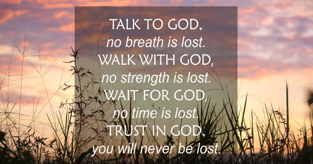 THE PROMISE God Wants You to Make Time for Him